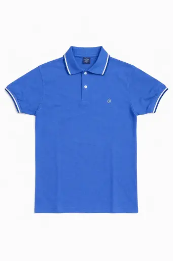 [41385] CHOMBA LISA PIQUE CUELLO c/VIVO